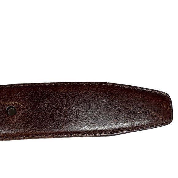 Fossil Western Boho Genuine Leather Belt Brown. Sz S